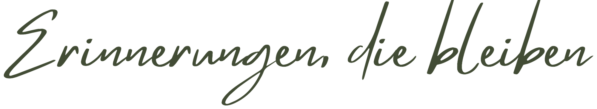 Erinnerungen, die bleiben