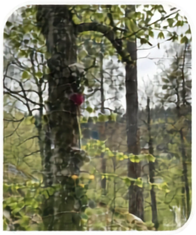 Erinnerungsbaum im Wald