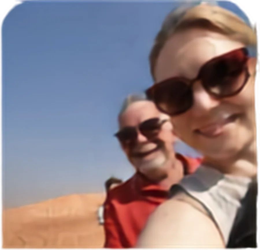 Selfie in der Sonne